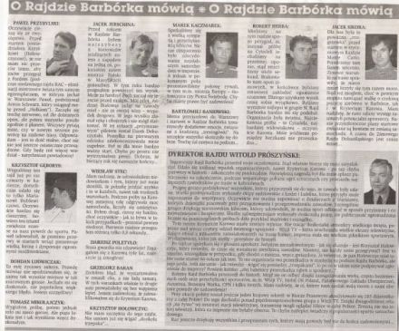 Rajd Barbórka - 1998r.